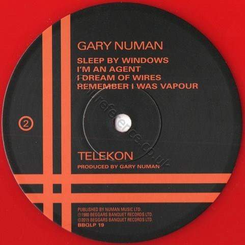 BBQLP 19 Red Vinyl B Side Label.